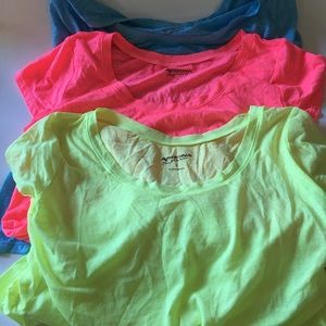 Set of 3 Arizona Jeans Co. cropped peplum tees